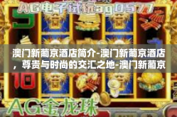 澳门新葡京酒店简介-澳门新葡京酒店，尊贵与时尚的交汇之地-澳门新葡京酒店简介