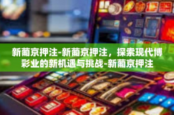 新葡京押注-新葡京押注，探索现代博彩业的新机遇与挑战-新葡京押注