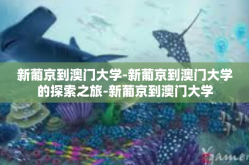新葡京到澳门大学-新葡京到澳门大学的探索之旅-新葡京到澳门大学