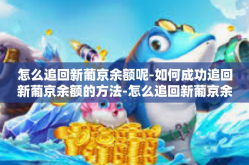 怎么追回新葡京余额呢-如何成功追回新葡京余额的方法-怎么追回新葡京余额呢
