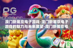 澳门新葡京电子游戏-澳门新葡京电子游戏的魅力与未来展望-澳门新葡京电子游戏