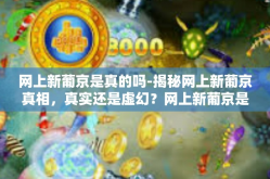 网上新葡京是真的吗-揭秘网上新葡京真相，真实还是虚幻？网上新葡京是真的吗