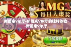 新葡京vip厅-新葡京VIP厅的独特体验-新葡京vip厅