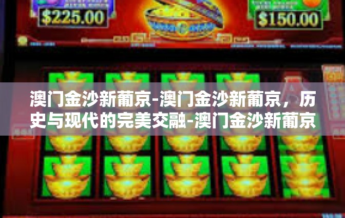 澳门金沙新葡京-澳门金沙新葡京，历史与现代的完美交融-澳门金沙新葡京