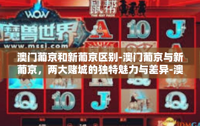 澳门葡京和新葡京区别-澳门葡京与新葡京，两大赌城的独特魅力与差异-澳门葡京和新葡京区别