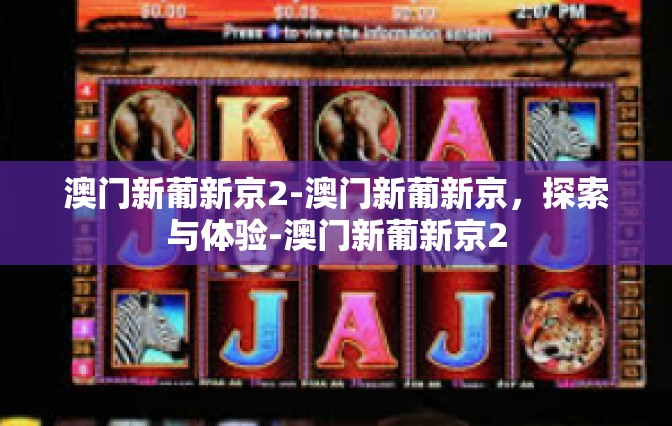 澳门新葡新京2-澳门新葡新京，探索与体验-澳门新葡新京2